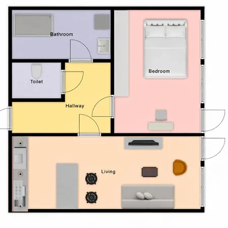 Moderni V Centru Brna S Balkonem A Parkovanim Zdarma Appartement